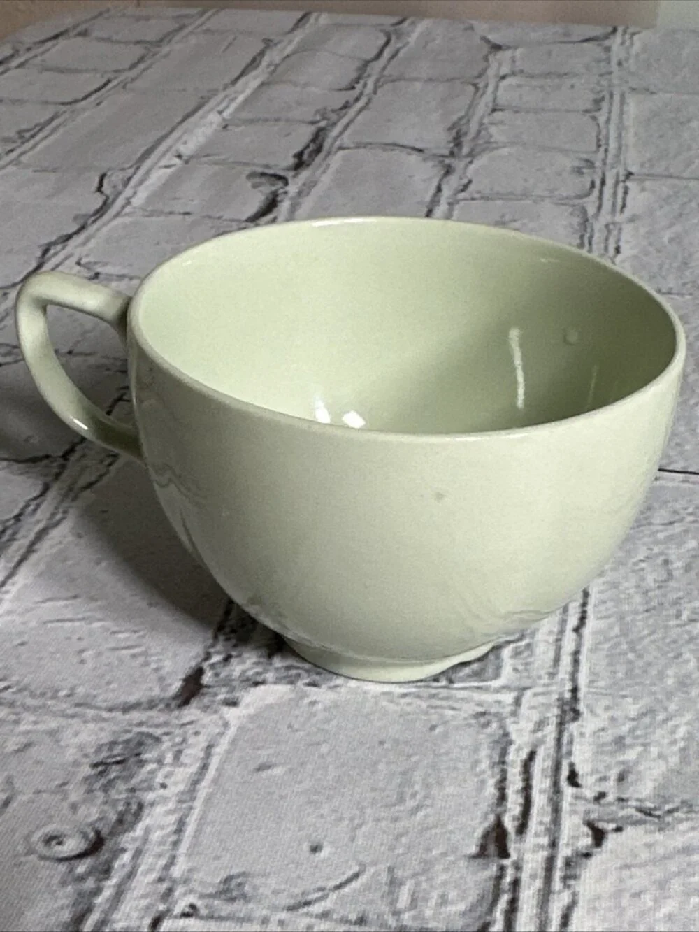 Pastel Green Sea Foam Green Celadon Cup Made In England 7oz Dainty Tea Time Cup